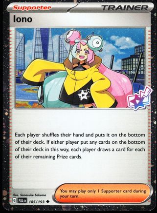 Iono - 185/193 (Cosmo Foil) (185) [Miscellaneous Cards & Products] Holofoil - Deck Out Gaming