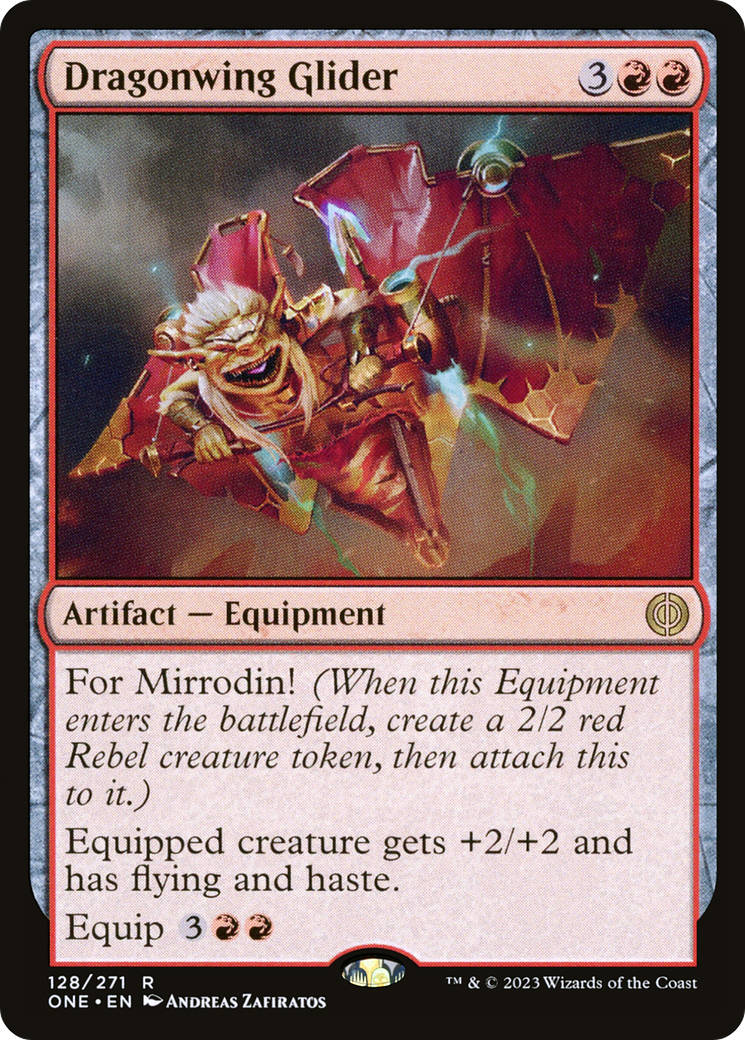 Dragonwing Glider (128) [Phyrexia: All Will Be One] - Deck Out Gaming