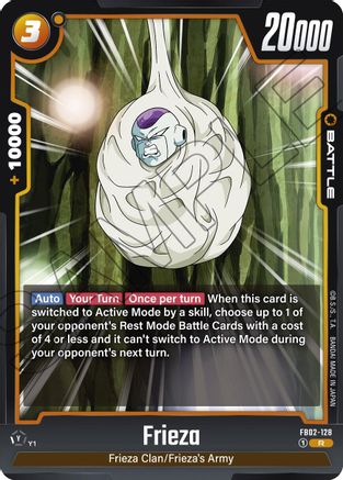 Frieza - FB02-128 (FB02-128) [Blazing Aura] Foil - Deck Out Gaming