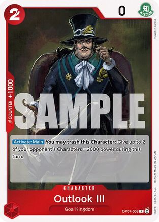 Outlook III (OP07-003) [500 Years in the Future] Foil - Deck Out Gaming