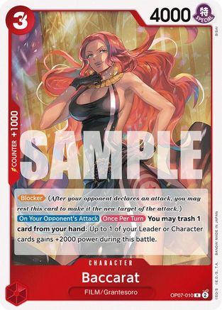 Baccarat (OP07-010) [500 Years in the Future] Foil - Deck Out Gaming