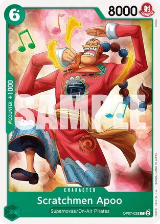Scratchmen Apoo (OP07-028) [500 Years in the Future] - Deck Out Gaming