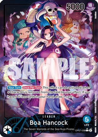 Boa Hancock (038) (Parallel) (OP07-038) [500 Years in the Future] Foil - Deck Out Gaming