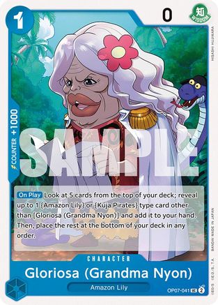 Gloriosa (Grandma Nyon) (OP07-041) [500 Years in the Future] - Deck Out Gaming