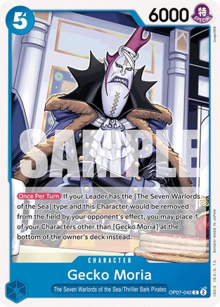Gecko Moria (042) (OP07-042) [500 Years in the Future] - Deck Out Gaming