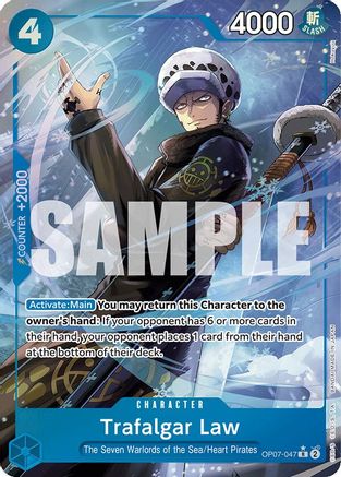 Trafalgar Law (047) (Parallel) (OP07-047) [500 Years in the Future] Foil - Deck Out Gaming