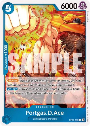 Portgas.D.Ace (053) (OP07-053) [500 Years in the Future] Foil - Deck Out Gaming