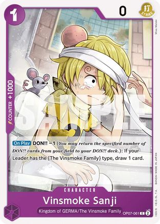 Vinsmoke Sanji (OP07-061) [500 Years in the Future] - Deck Out Gaming