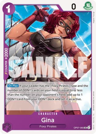 Gina (OP07-065) [500 Years in the Future] - Deck Out Gaming