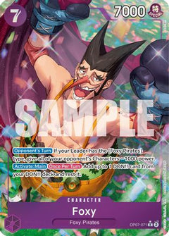 Foxy (071) (Parallel) (OP07-071) [500 Years in the Future] Foil - Deck Out Gaming