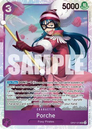 Porche (OP07-072) [500 Years in the Future] Foil - Deck Out Gaming