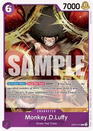 Monkey.D.Luffy (073) (OP07-073) [500 Years in the Future] Foil