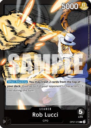 Rob Lucci (079) (OP07-079) [500 Years in the Future] - Deck Out Gaming