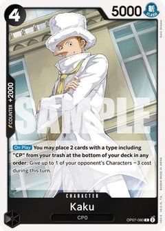 Kaku (OP07-080) [500 Years in the Future] Foil - Deck Out Gaming