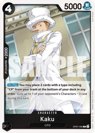 Kaku (OP07-080) [500 Years in the Future] Foil - Deck Out Gaming