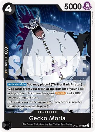 Gecko Moria (083) (OP07-083) [500 Years in the Future] - Deck Out Gaming