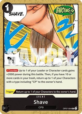 Shave (OP07-094) [500 Years in the Future] - Deck Out Gaming