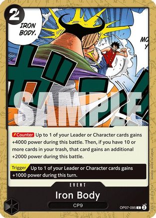 Iron Body (OP07-095) [500 Years in the Future] - Deck Out Gaming