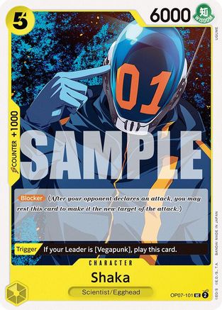 Shaka (OP07-101) [500 Years in the Future] - Deck Out Gaming