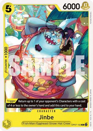 Jinbe (102) (OP07-102) [500 Years in the Future] - Deck Out Gaming