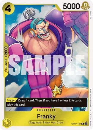 Franky (OP07-107) [500 Years in the Future] Foil - Deck Out Gaming