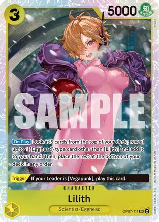 Lilith (OP07-111) [500 Years in the Future] Foil - Deck Out Gaming