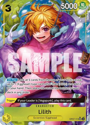 Lilith (Parallel) (OP07-111) [500 Years in the Future] Foil - Deck Out Gaming