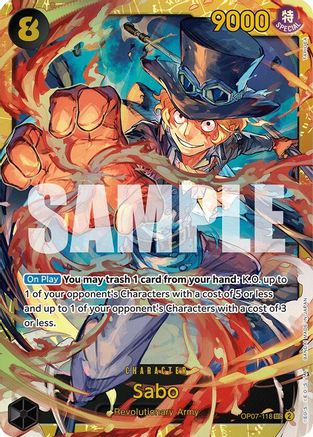 Sabo (OP07-118) [500 Years in the Future] Foil - Deck Out Gaming