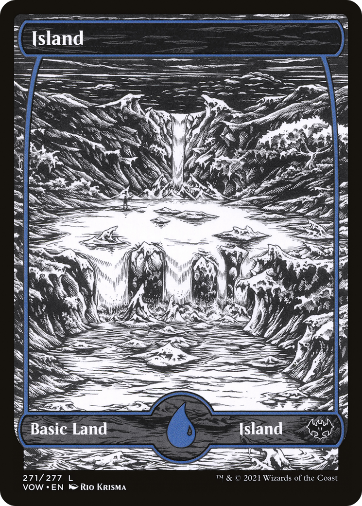 Island (271) [Innistrad: Crimson Vow] foil - Deck Out Gaming