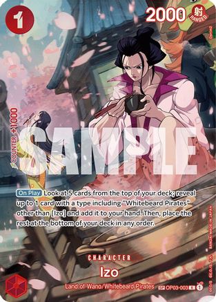 Izo (SP) (OP03-003) [500 Years in the Future] Foil - Deck Out Gaming