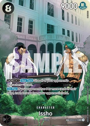 Issho (SP) (OP03-078) [500 Years in the Future] Foil - Deck Out Gaming