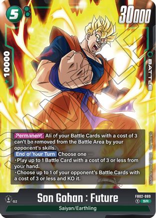 Son Gohan : Future (FB02-089) [Blazing Aura] Foil - Deck Out Gaming