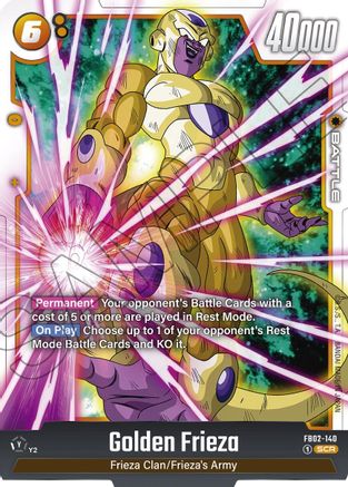 Golden Frieza (FB02-140) [Blazing Aura] Foil - Deck Out Gaming