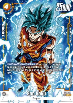 Son Goku - FB02-119 (Alternate Art) (FB02-119) [Blazing Aura] Foil - Deck Out Gaming