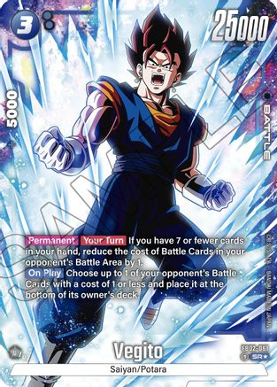 Vegito - FB02-061 (Alternate Art) (FB02-061) [Blazing Aura] Foil - Deck Out Gaming