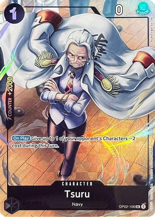 Tsuru (Premium Card Collection -Best Selection Vol. 1-) (OP02-106) [One Piece Promotion Cards] Foil - Deck Out Gaming