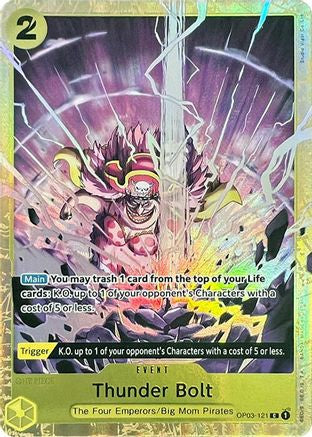 Thunder Bolt (Premium Card Collection -Best Selection Vol. 1-) (OP03-121) [One Piece Promotion Cards] Foil - Deck Out Gaming