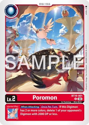 Poromon (BT16-001) [Beginning Observer] - Deck Out Gaming