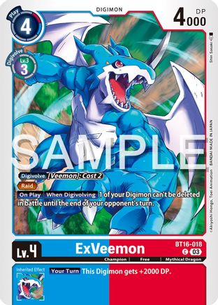 ExVeemon (BT16-018) [Beginning Observer] - Deck Out Gaming