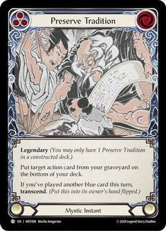 Preserve Tradition // Inner Chi (MST099) [Part the Mistveil] - Deck Out Gaming