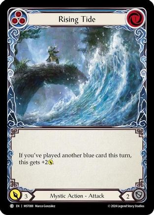 Rising Tide (MST088) [Part the Mistveil] Rainbow Foil - Deck Out Gaming
