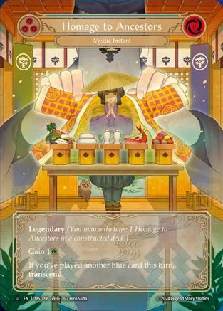 Homage to Ancestors (Marvel) (MST096) [Part the Mistveil] Cold Foil - Deck Out Gaming