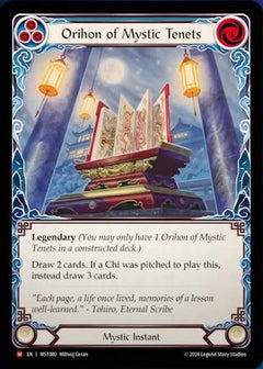 Orihon of Mystic Tenets (MST080) [Part the Mistveil] Rainbow Foil - Deck Out Gaming