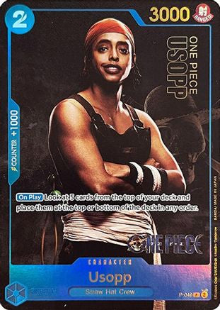 Usopp (Premium Card Collection -Live Action Edition-) (P-049) [One Piece Promotion Cards] Foil - Deck Out Gaming