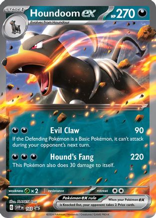 Houndoom ex - 103 (103) [SV: Scarlet & Violet Promo Cards] Holofoil - Deck Out Gaming