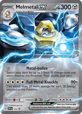 Melmetal ex - 104 (104) [SV: Scarlet & Violet Promo Cards] Holofoil - Deck Out Gaming