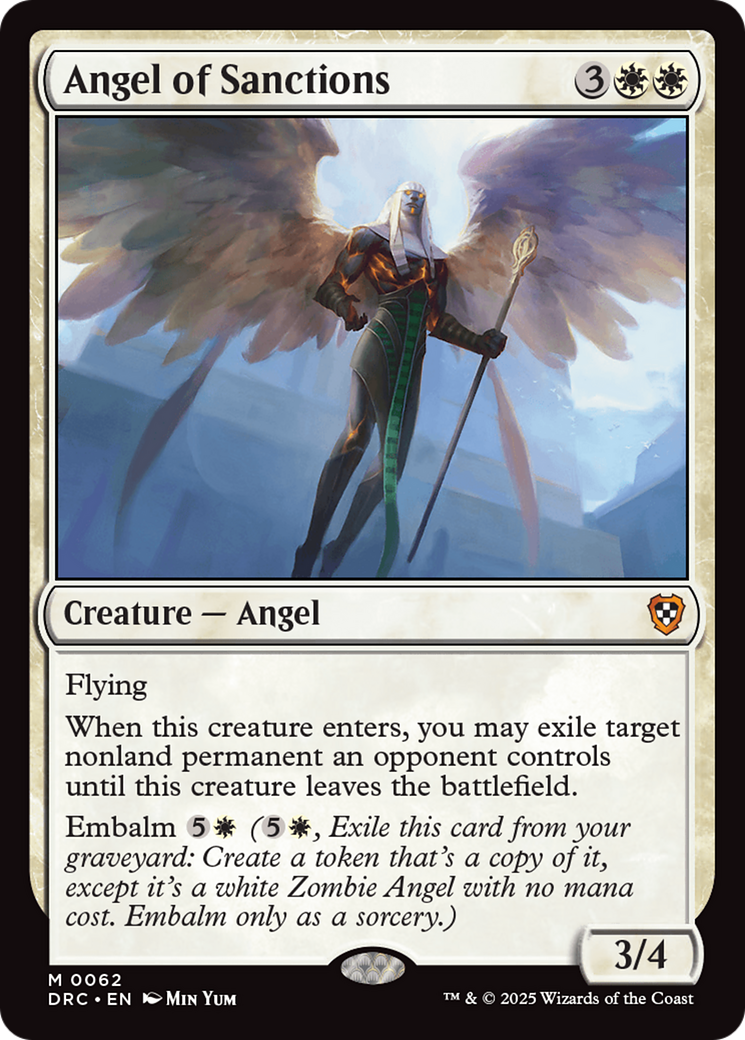 Angel of Sanctions (62) [Commander: Aetherdrift] - Deck Out Gaming