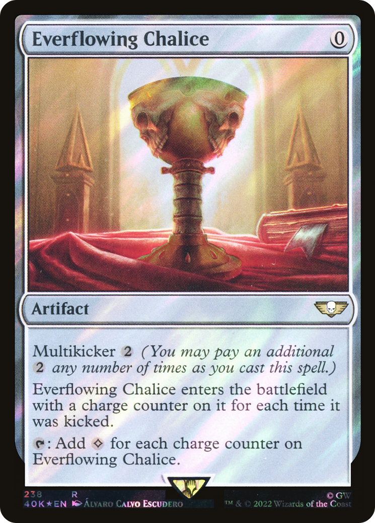 Everflowing Chalice (Surge Foil) (238) [Warhammer 40,000 Commander] foil - Deck Out Gaming