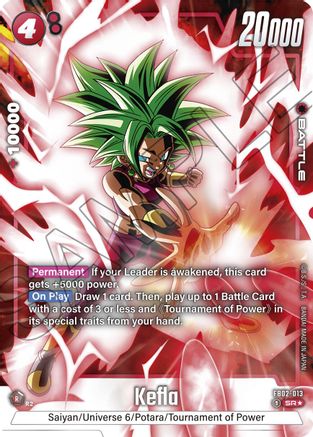 Kefla - FB02-013 (Alternate Art) (FB02-013) [Blazing Aura] Foil - Deck Out Gaming