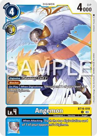 Angemon (BT16-019) [Beginning Observer] - Deck Out Gaming